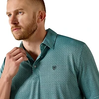 Ariat Men's Allover Print Polo Shirt