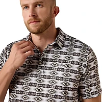 Ariat Men's Allover Print Polo Shirt