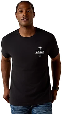 Ariat Men's Wooden Diamond Flag Classic Fit T-Shirt