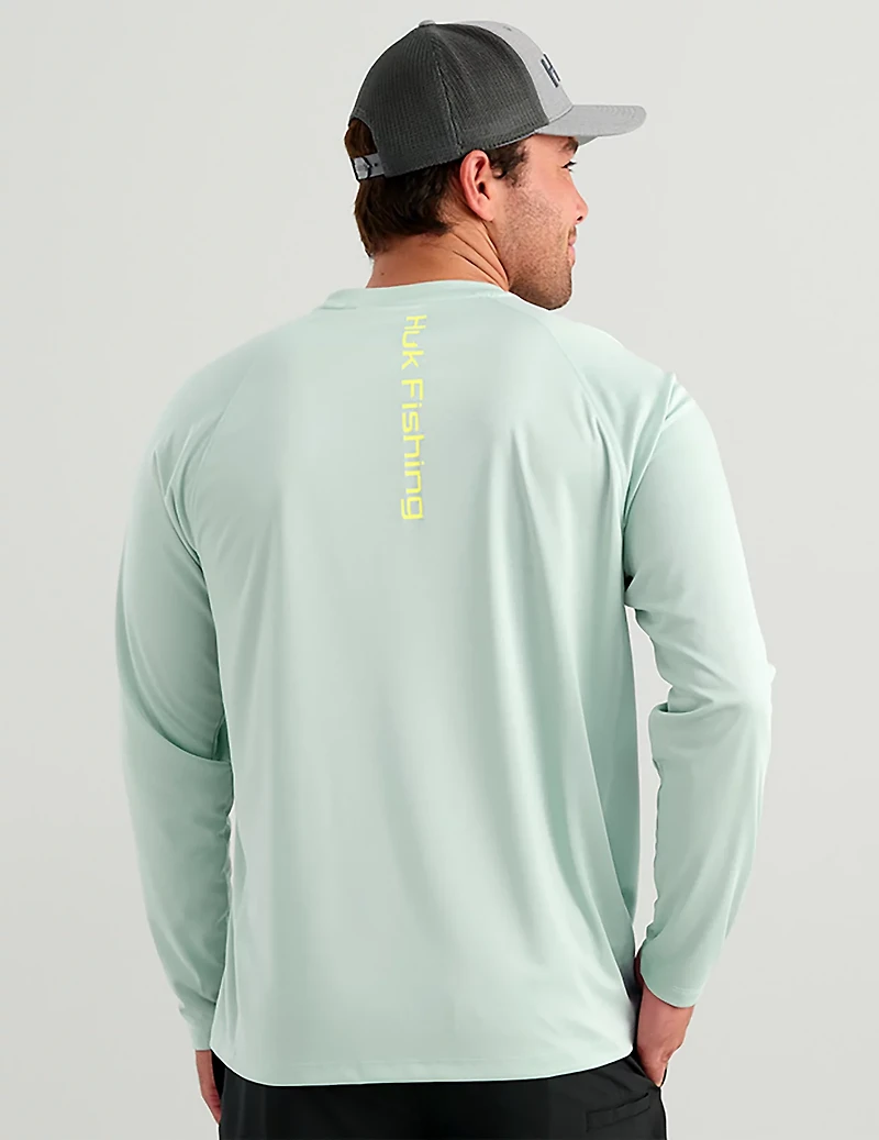 Huk Men's Vented Pursuit Long Sleeve Graphic T-shirt