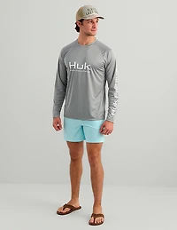Huk Men's Vented Pursuit Long Sleeve Graphic T-shirt