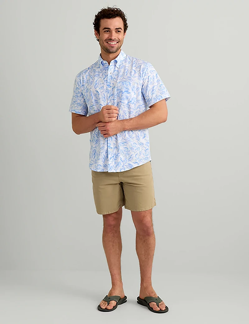 Huk Men's Kona Desert Rose Short Sleeve Shirt