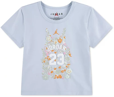 Jordan Girls' Floral Jersey Graphic T-shirt