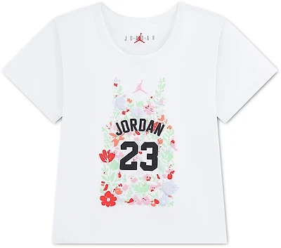 Jordan Girls' Floral Jersey Graphic T-shirt