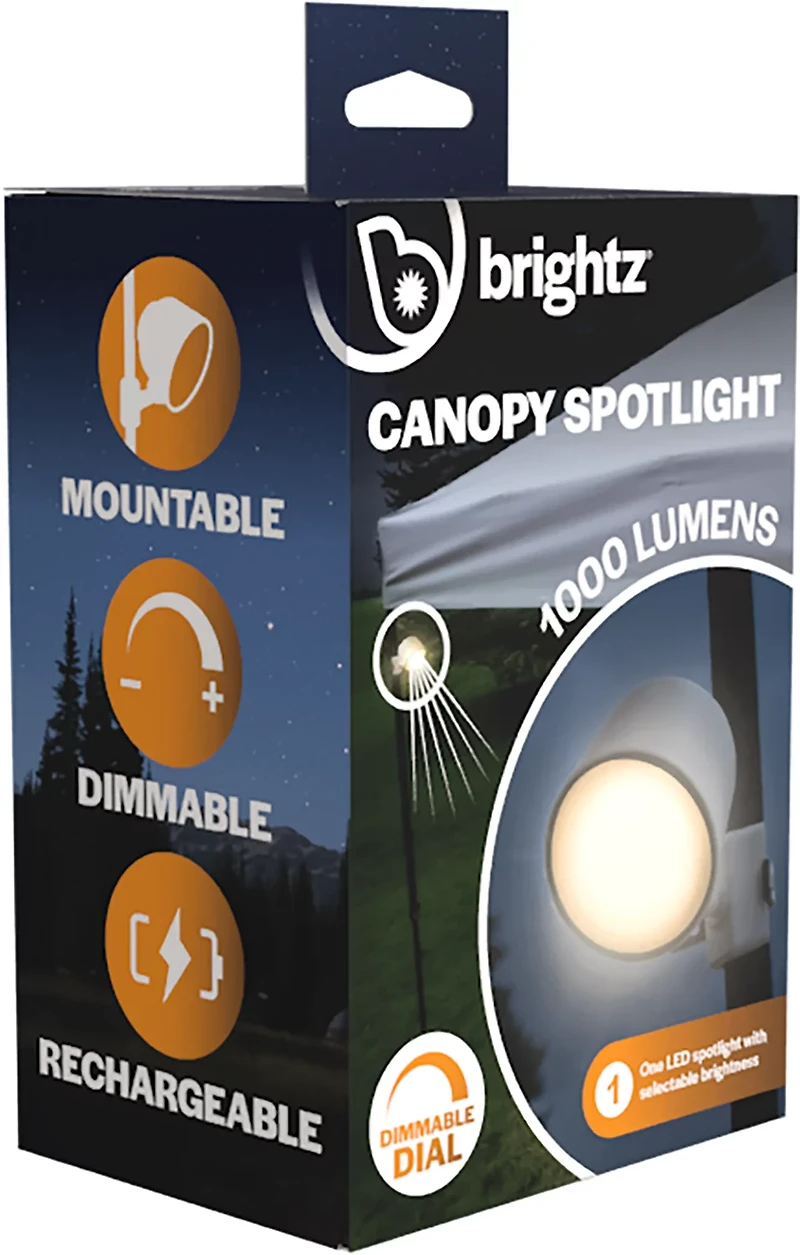 Brightz Canopy Rechargeable Dimmable  Spotlight
