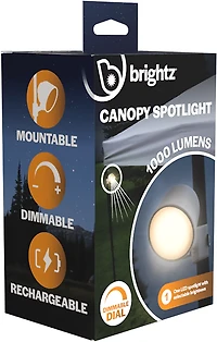 Brightz Canopy Rechargeable Dimmable  Spotlight