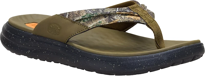 HEYDUDE Men's Finn Flip Realtree Edge Shoes
