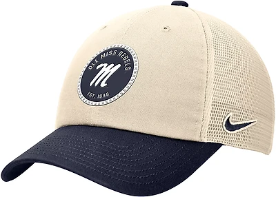 Nike University of Mississippi Silicone Round Patch Club Cap