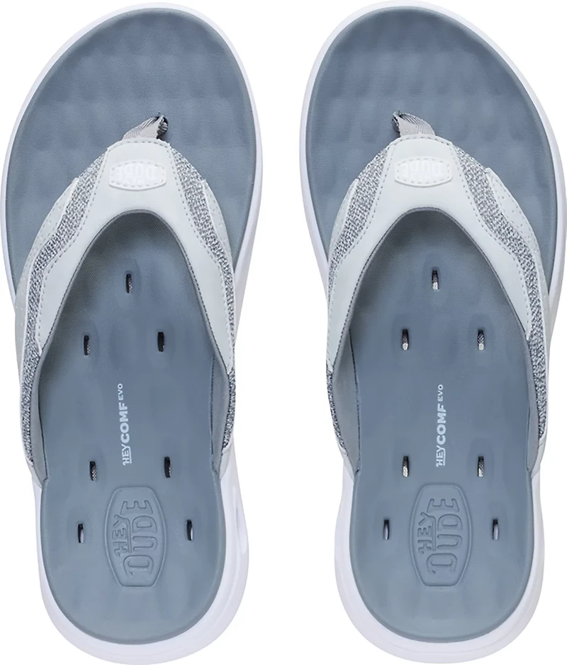 HEYDUDE Men's Mesh Hey20 Flip-Flops