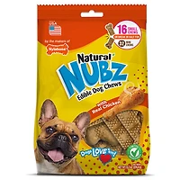 Nylabone Small Chicken Nubz Dog Chew Treats 16-count