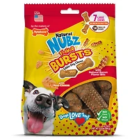 Nylabone Nubz Flavor Bursts Bacon & Cheese Large Dog Chew Treats 7-count