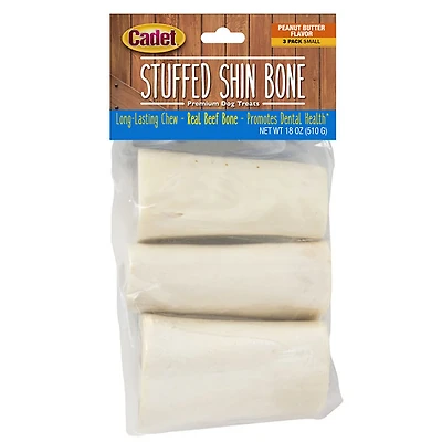 Cadet Small Peanut Butter Stuffed Shin Bones 3-count