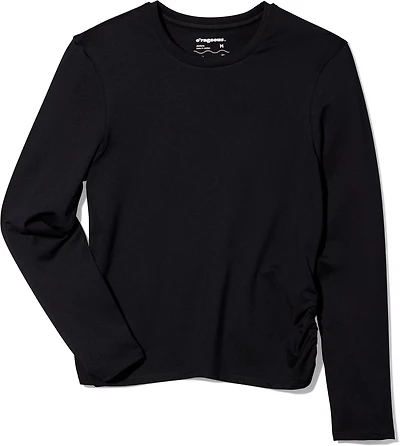 O'Rageous Juniors’ Cinched Solid Long Sleeve Rash Guard