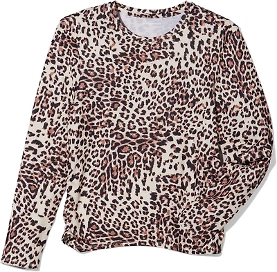 O'Rageous Juniors’ Cinched Printed Long Sleeve Rash Guard