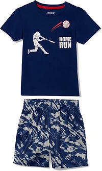BCG Boys' 4-7 Home Run Top and Shorts Set