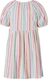 BCG Girls' Puff Sleeve Printed Dress