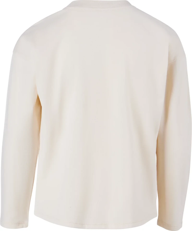 BCG Girls' Drop Shoulder Long Sleeve Graphic T-shirt