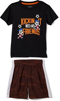 BCG Boys' 4-7 Kicking It Shorts Set