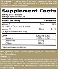 Vitamin World Precision Engineered BCAA 2200 Supplement