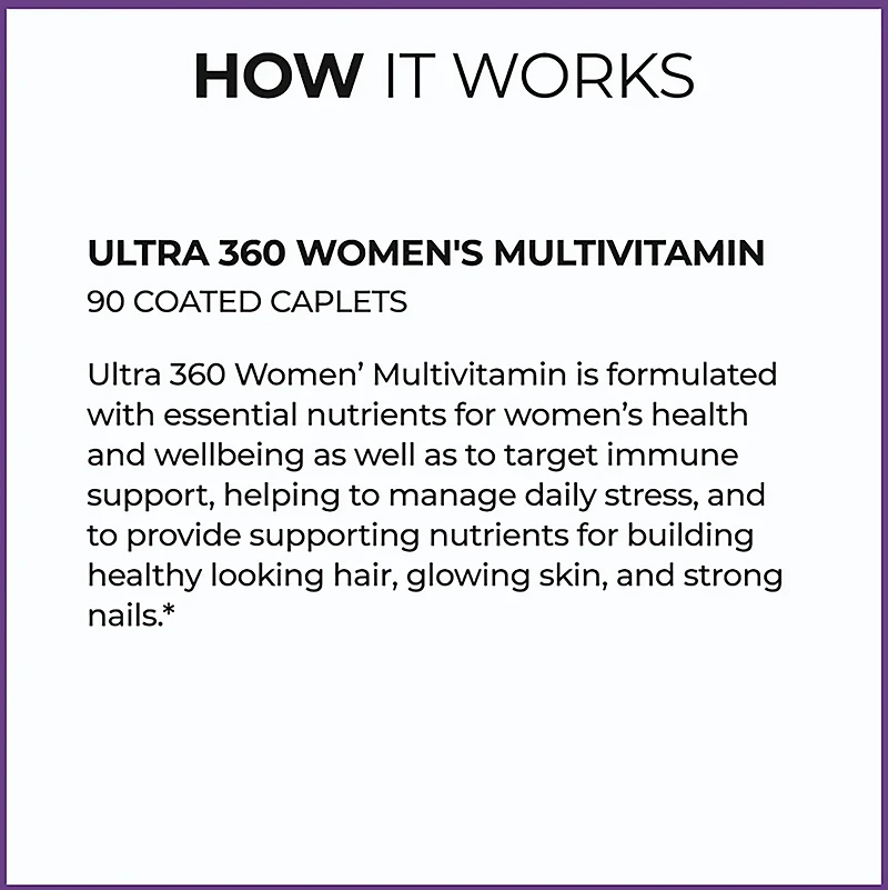Vitamin World ULTRA 360 Women's Multivitamin 90-count