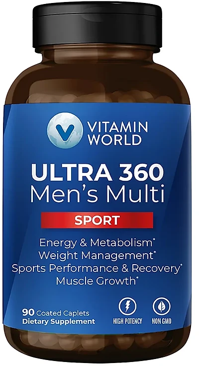 Vitamin World ULTRA 360 Men's Multivitamin Sport 90-count