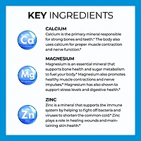 Vitamin World Calcium Magnesium Zinc Caplets