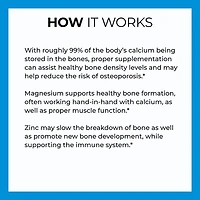 Vitamin World Calcium Magnesium Zinc Caplets