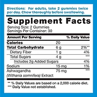 Vitamin World Ashwagandha Gummies 60-count