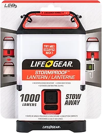 Life Gear Stormproof 1000 Lumen Stow Away Lantern