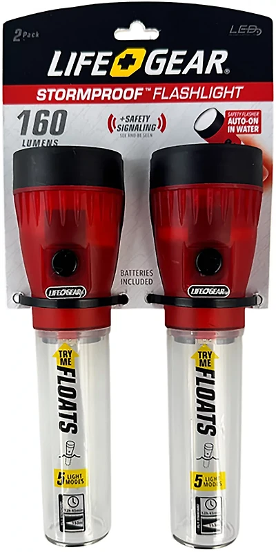 Life Gear 160 Lumen Flashlight and Lantern 2-Pack