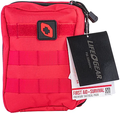 Life Gear 117-Piece First Aid And Survival Tactical Pack