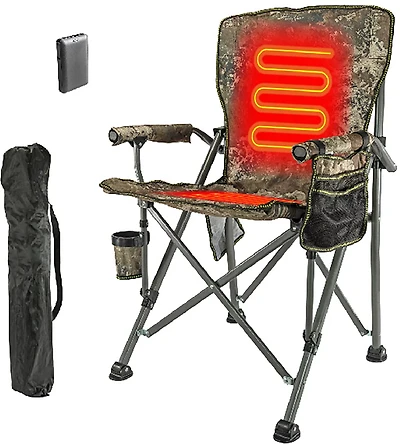 Uncanny Brands True Timber Strata Heated Chair