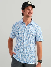 Huk Men's KC Pursuit Printed Polo Shirt