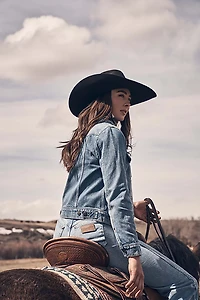 Wrangler Women's Western Unlined Denim Jacket