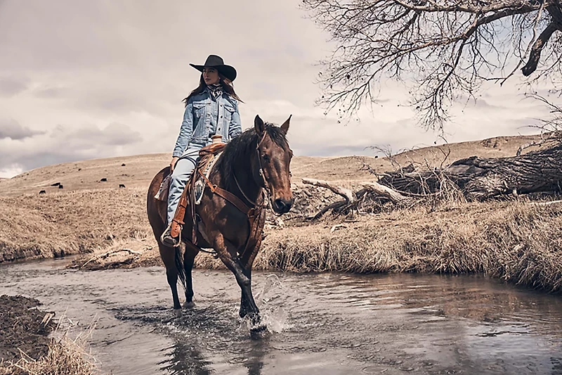 Wrangler Women's Western Unlined Denim Jacket