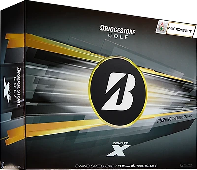 Bridgestone 2026 Tour B X MindSet Golf Balls 12-Pack