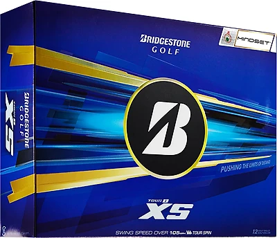 Bridgestone Golf 2026 Tour B XS Mindset Golf Balls 12-Pack