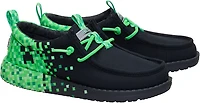 HEYDUDE Kids' Wally Minecraft Creeper Shoes