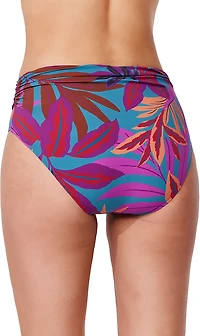 Gottex Women's Plantopia Shirred High Waist Swim Bottoms