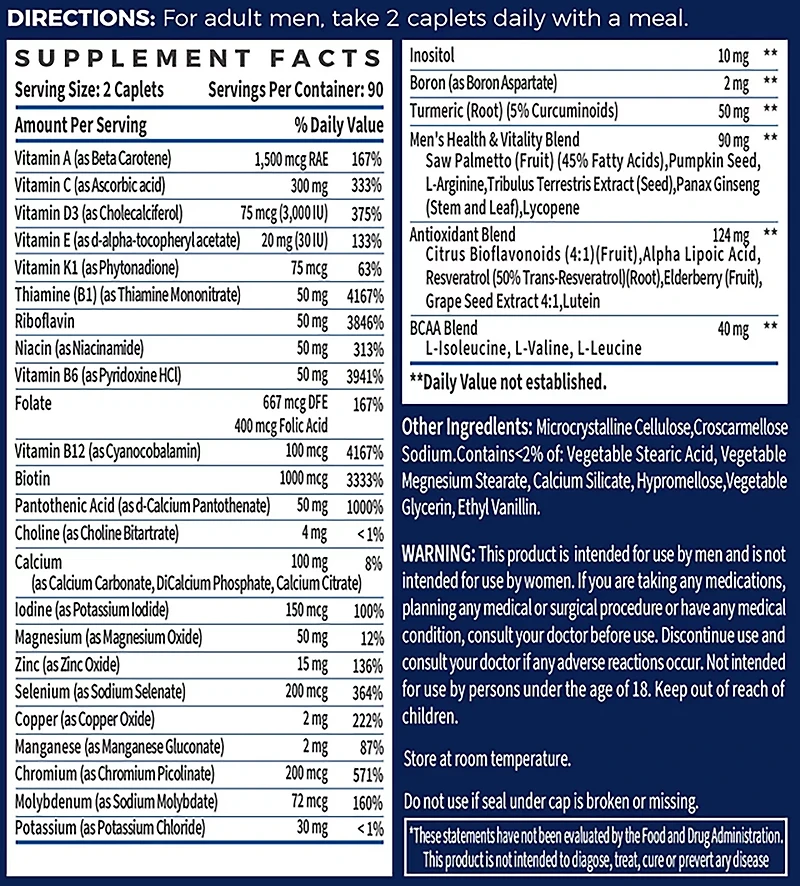 Vitamin World ULTRA 360 Men's Multivitamin