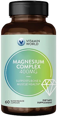 Vitamin World Triple Magnesium Complex 400mg Capsules