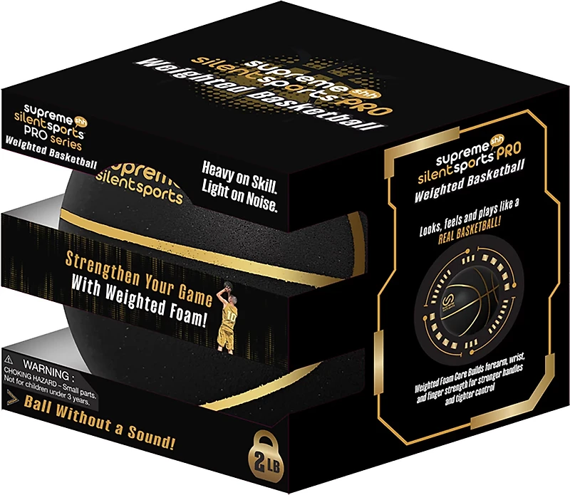 Supreme Silent Sports Pro Weighted 2 lb Basketball