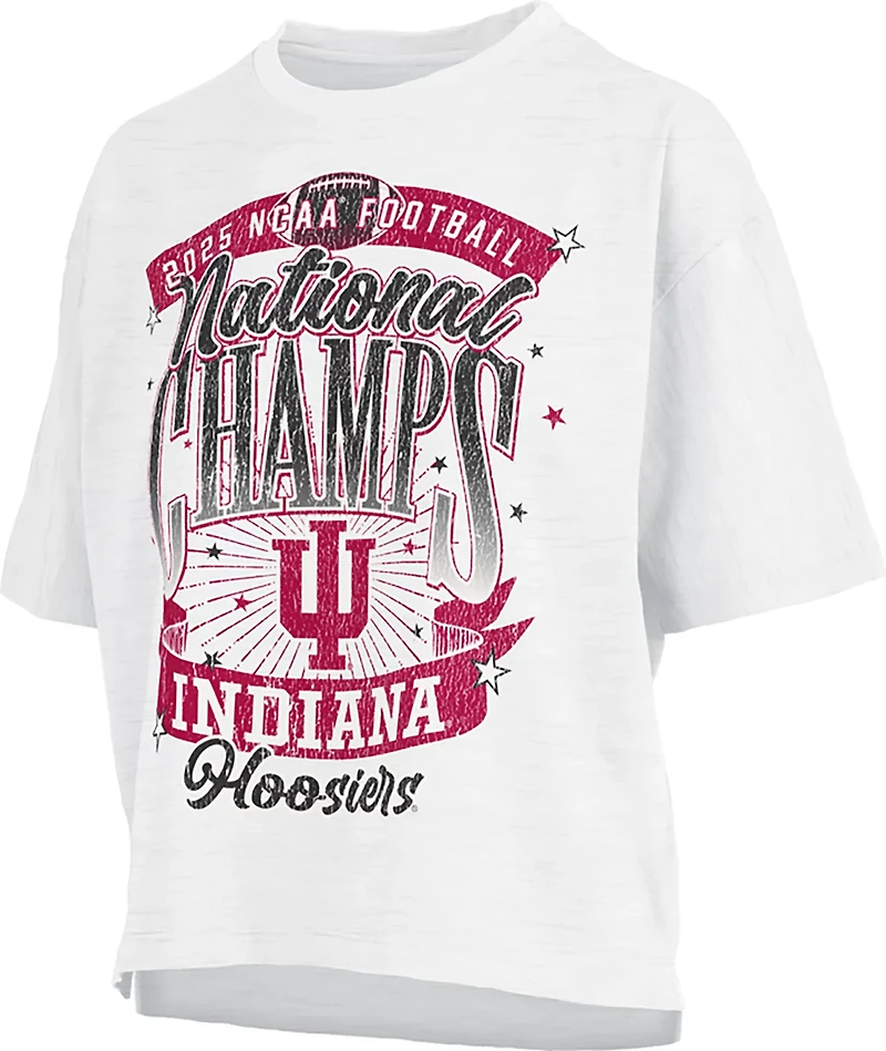 Pressbox Women's Indiana University 2025 CFP National Champs Motley Crew Graphic T-shirt