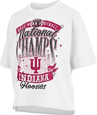 Pressbox Women's Indiana University 2025 CFP National Champs Motley Crew Graphic T-shirt