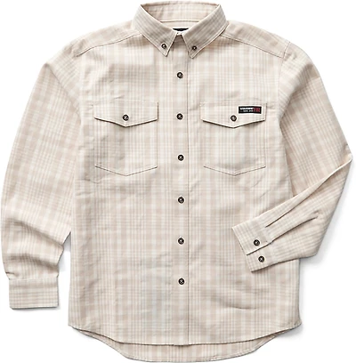 Wolverine Men's Flame Resistant Long Sleeve Twill Button Down Shirt