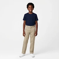 French Toast Extended Sizing Boys' Adjustable Waist Double Knee Pants