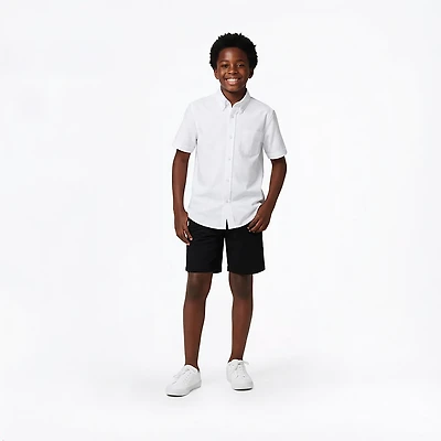 French Toast Boys' Short Sleeve Oxford Shirt
