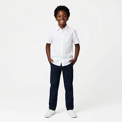 French Toast Boys' Short Sleeve Dress Shirt