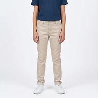 French Toast Girls' Extended Sizing Skinny Stretch Twill Pant