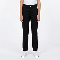 French Toast Girls' Plus Straight Leg Twill Pant